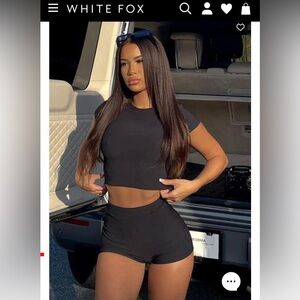 NWT White Fox Booty Shorts - Size XS